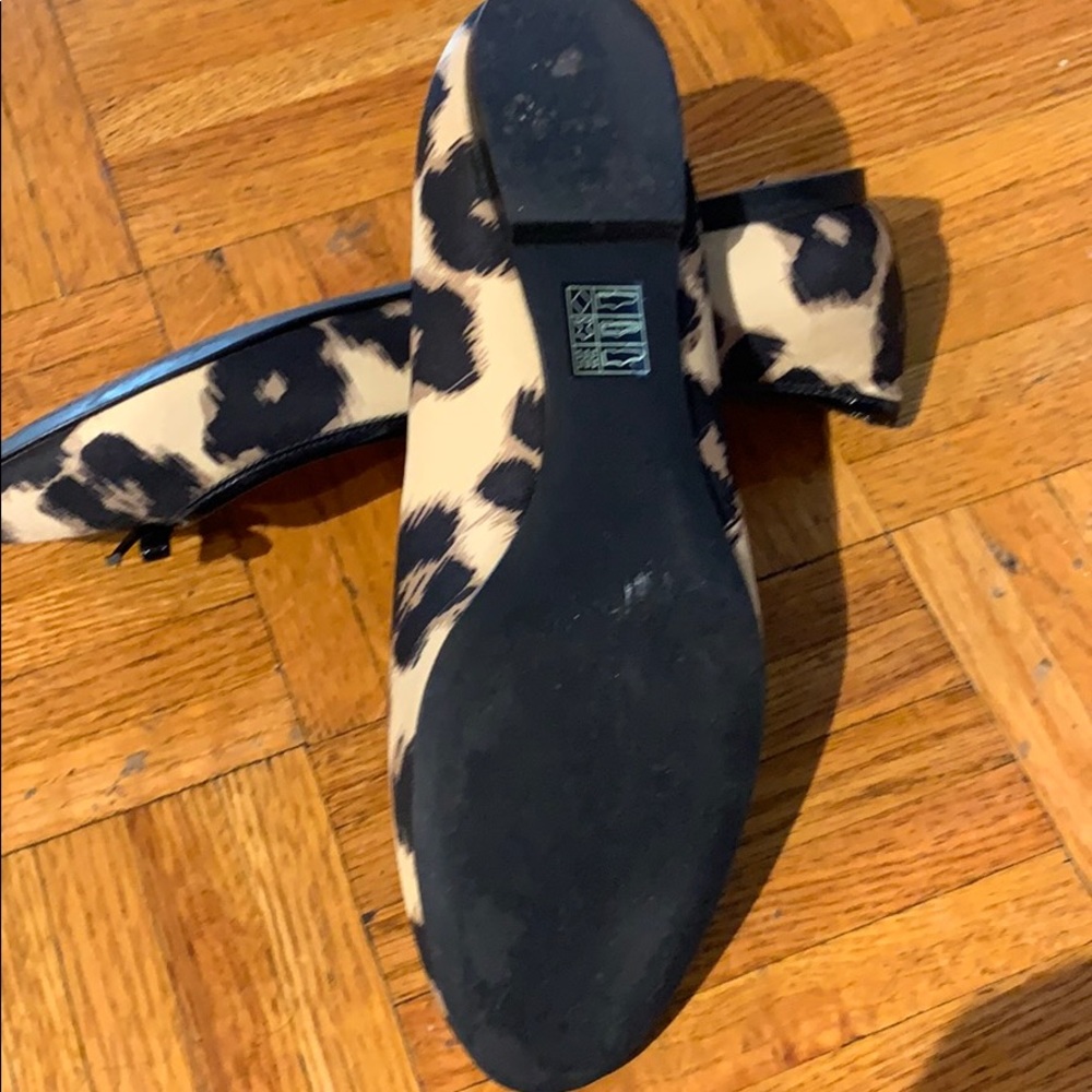 Red Valentino Leopard Print Ballerina Flats - Picture 5 of 5